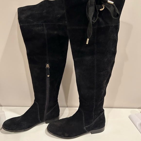 Kate Spade Knee High Suede Wedge Boot - Picture 4 of 5